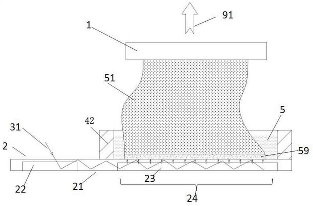 A light-curing 3D printing device