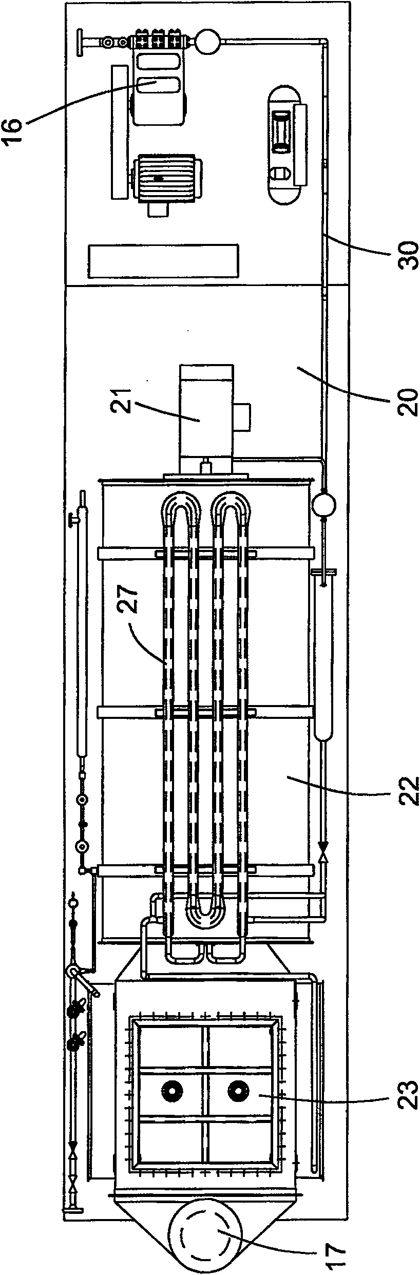 Supercritical pressure steam pouring furnace