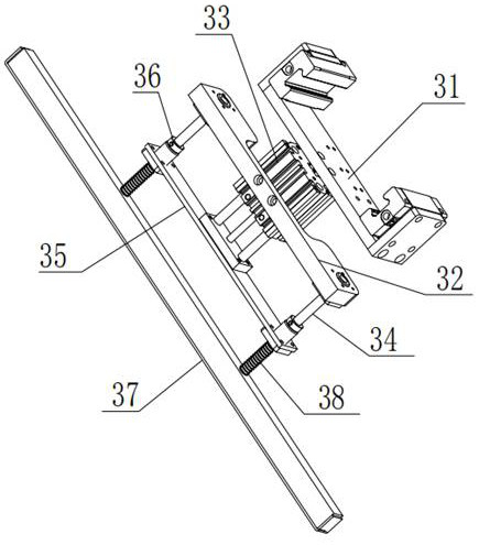 Sewing mechanism and abdominal pad sewing device applying same