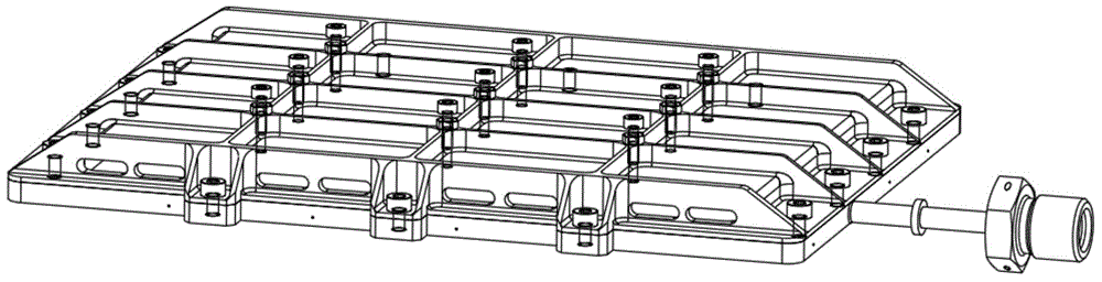 Flat-plate-type water sublimation cold plate for aerospace radiation