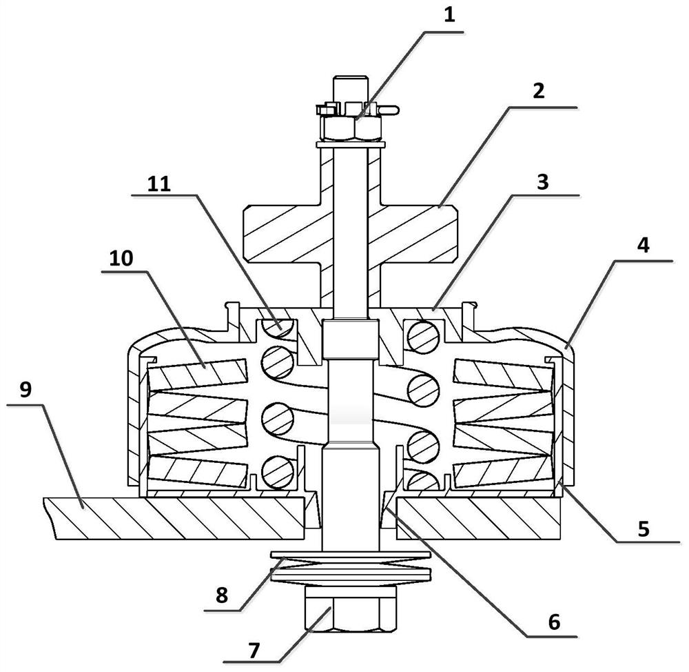 Large-overload shock absorber