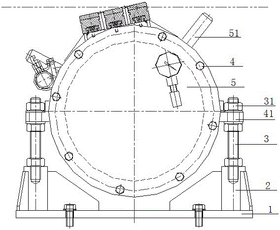 Blanket water absorption box for squeezing part