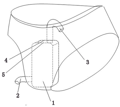 Temperature-regulating healthcare bath pants for men