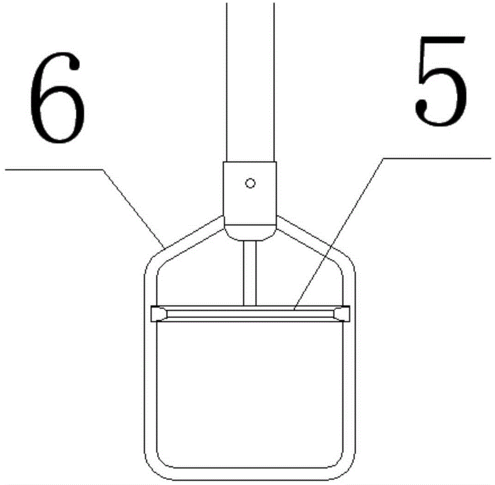 10kv distribution line live-line work wire clamping rod