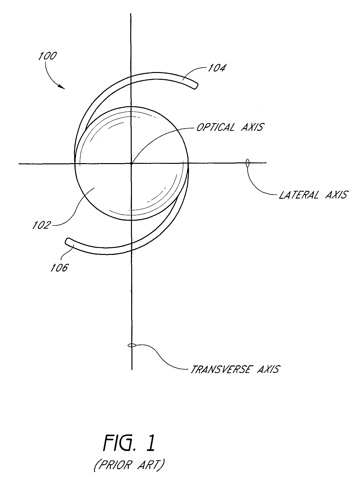 Method for inserting an intraocular lens