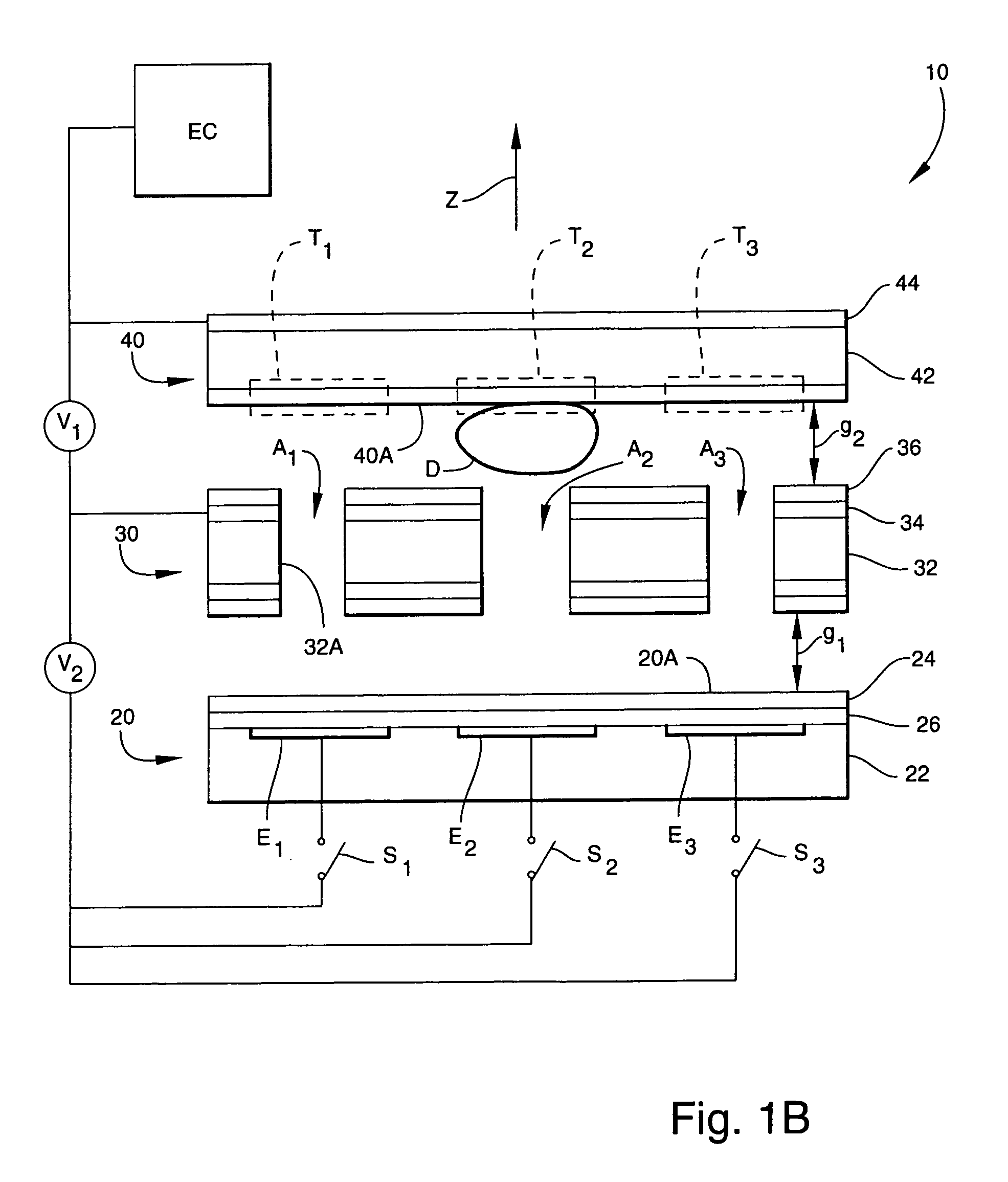 Method and apparatus for non-contact electrostatic actuation of droplets