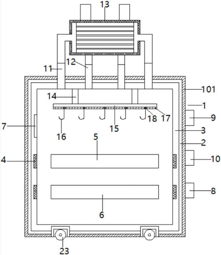 Domestic energy-saving electric oven