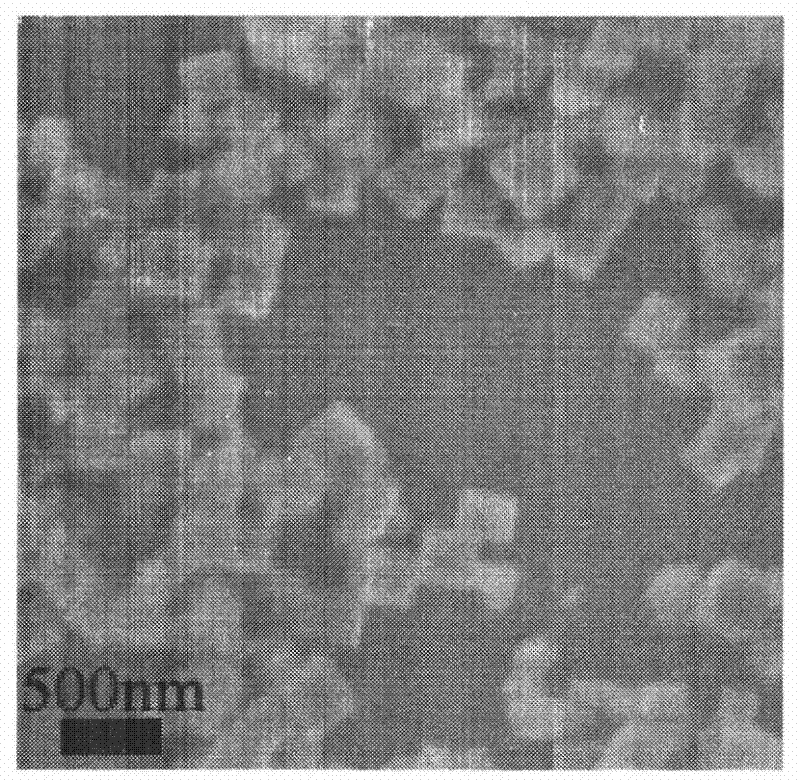 Simple preparation method of indium oxide nano-cube