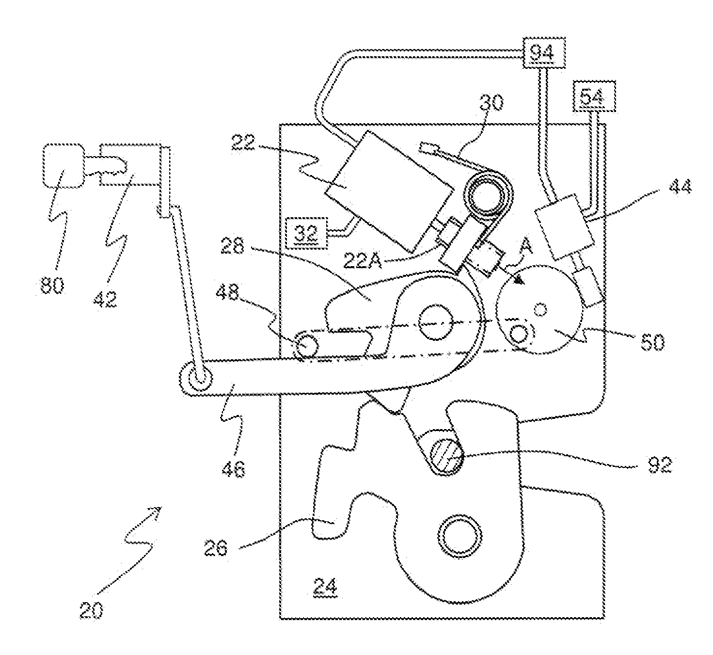 Latch system and a vehicle