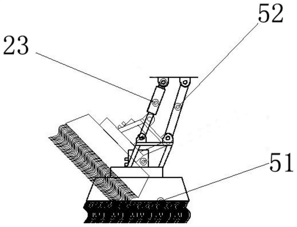 Vibrating fruit dropping machine