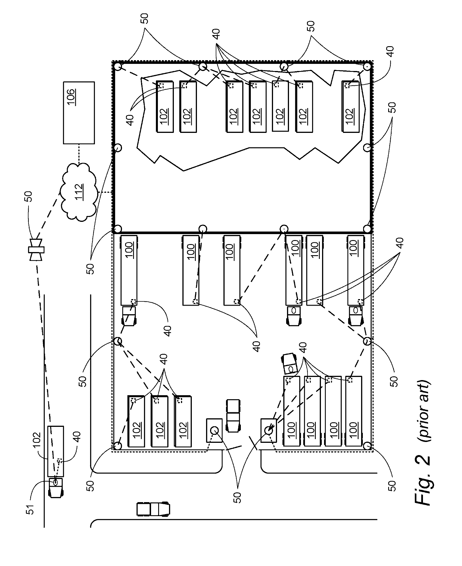 Keyhole communication device for tracking and monitoring shipping container and contents thereof