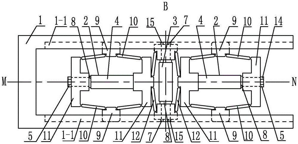 An Internally Driven Passively Clamped Piezoelectric Actuator