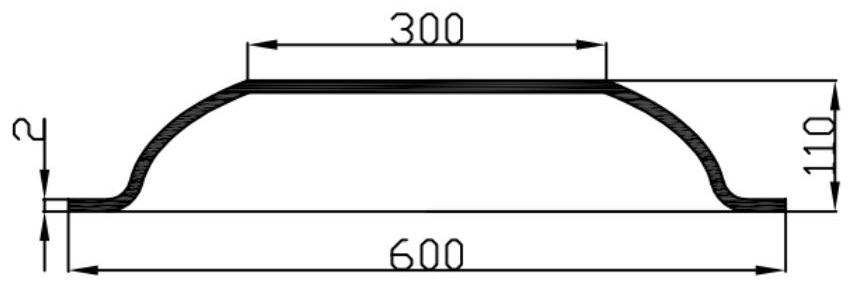 Air expansion and air quenching forming die for strengthened aluminum alloy nearly-conical thin-walled piece and method