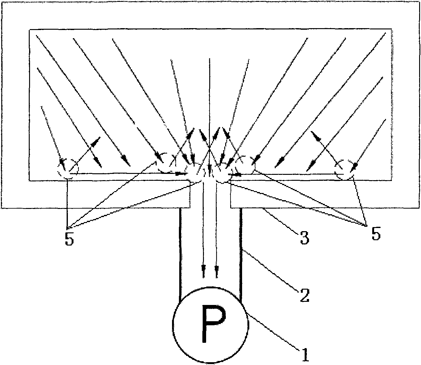 Reacting chamber and plasma processing system with same