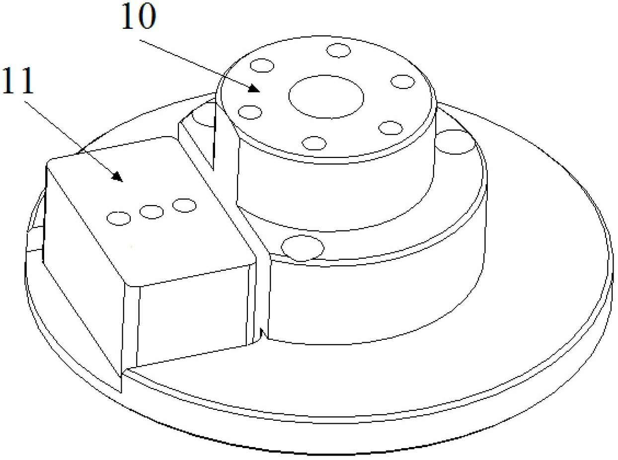 Ignition driving system of high-overload test device used for solid-propellant rocket engine