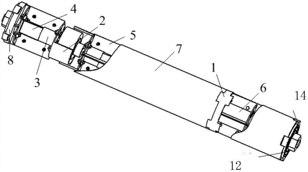 A mechanical online dynamic balancing system with built-in spindle