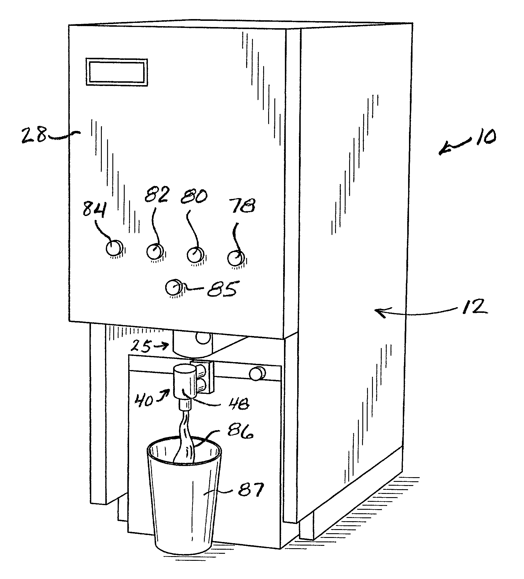 Hot dairy-based beverage dispenser