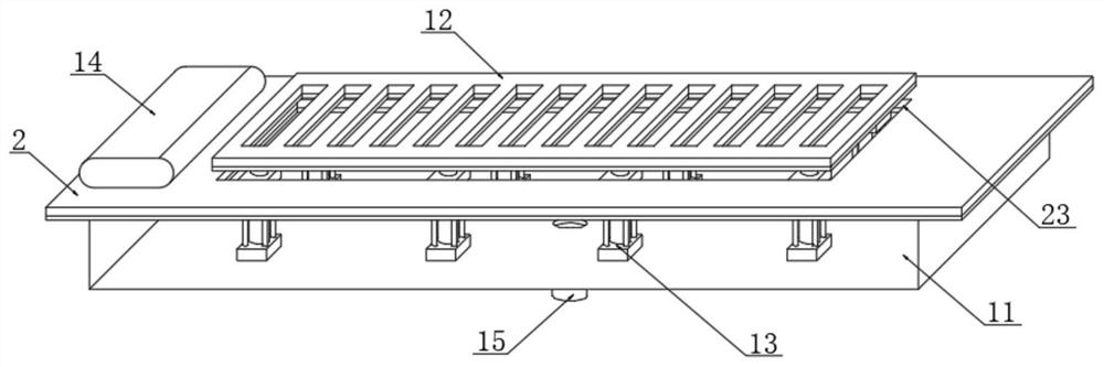 Combined nursing device for nursing bed