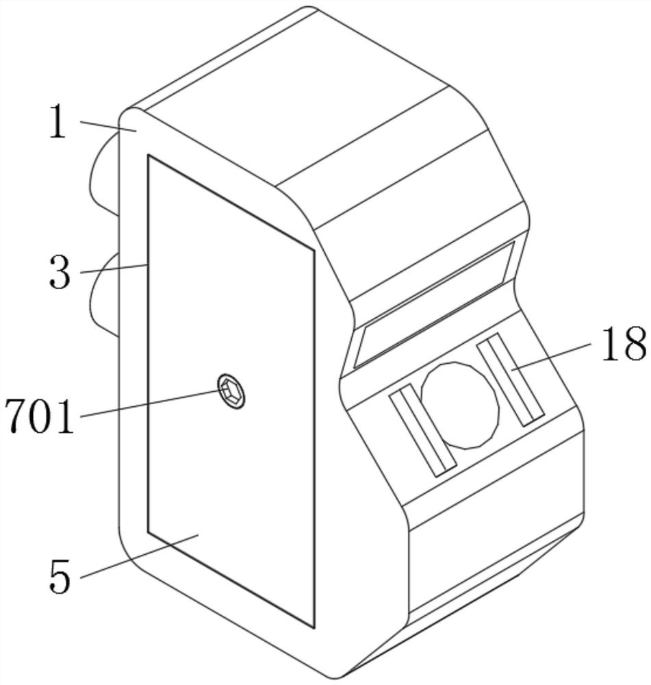 Laser triangulation 3D imaging device based on light spot identification