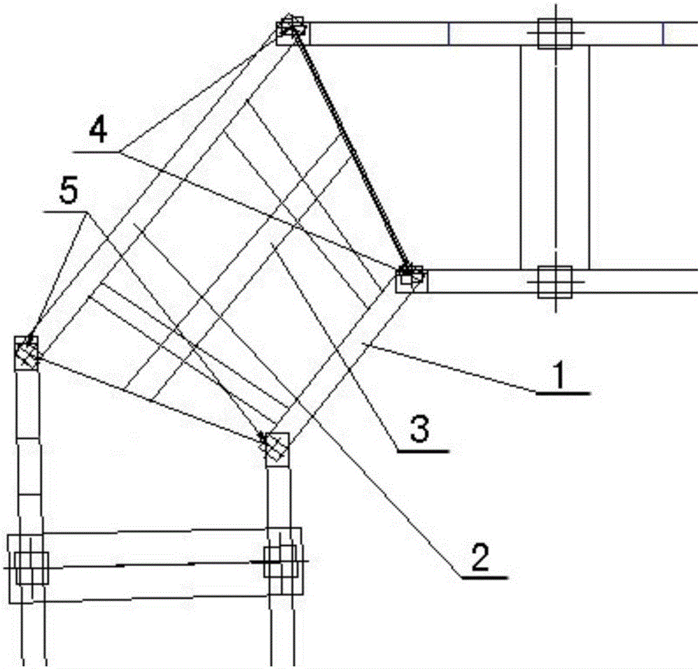 An aluminum alloy bridge transition connection device