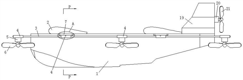 Overwater fixed-wing unmanned aerial vehicle convenient to assemble