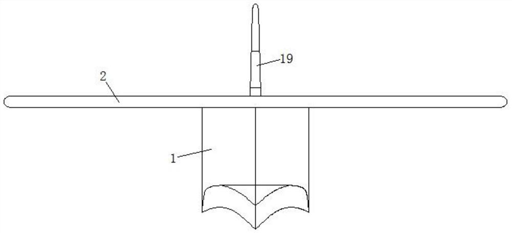 Overwater fixed-wing unmanned aerial vehicle convenient to assemble