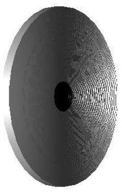 Fresnel lens design method based on Lambert-type LED light source regional dodging illumination