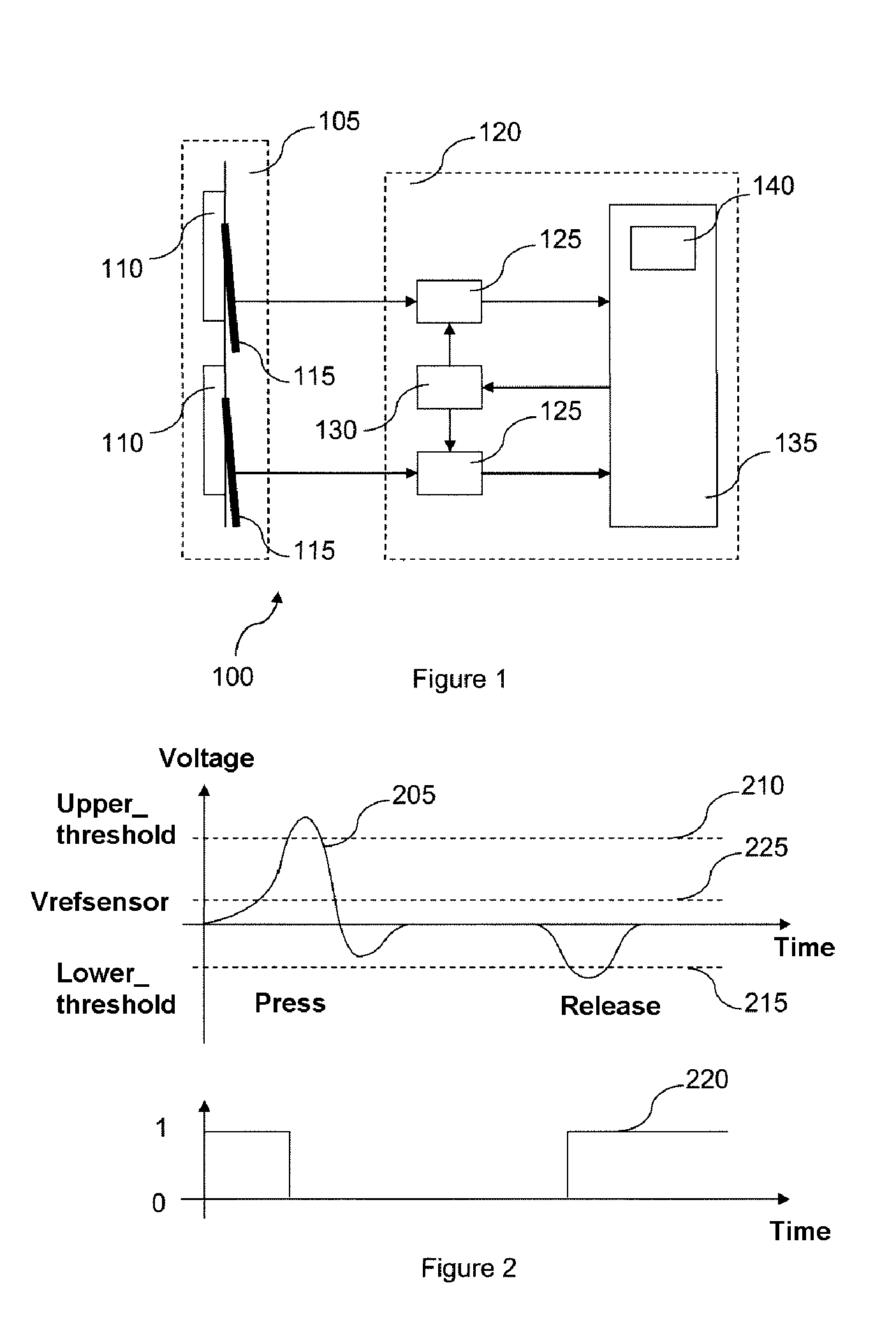 Touch-sensitive interface device and method