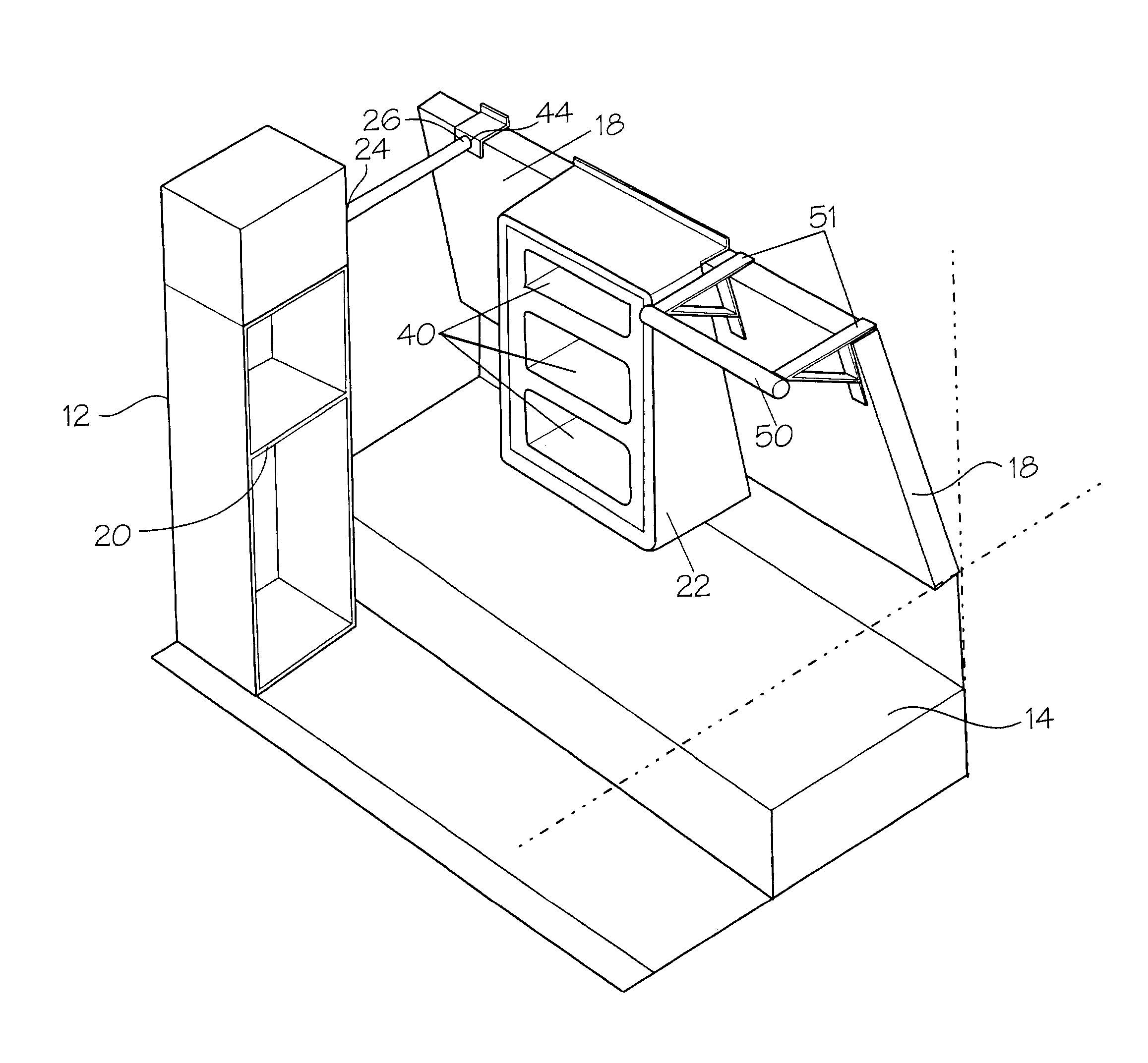 Modular cabinet and hanging sustem