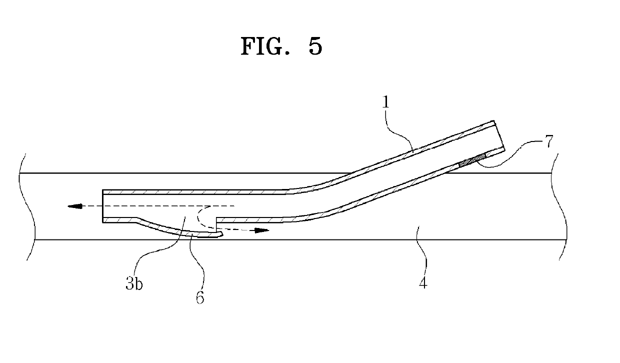 Femoral arterial cannula capable of guiding bidirectional perfusion flow