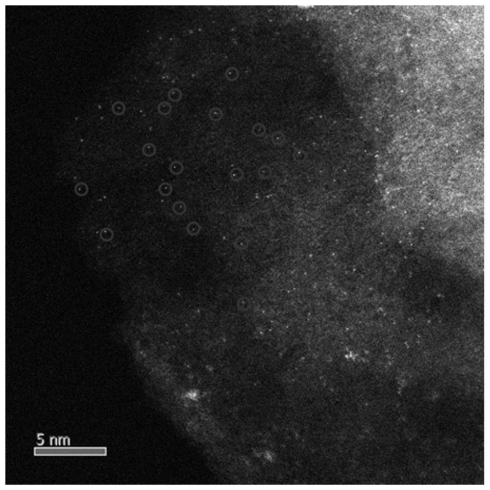 Nitrogen-doped carbon-loaded ruthenium monatomic catalyst as well as preparation method and application thereof