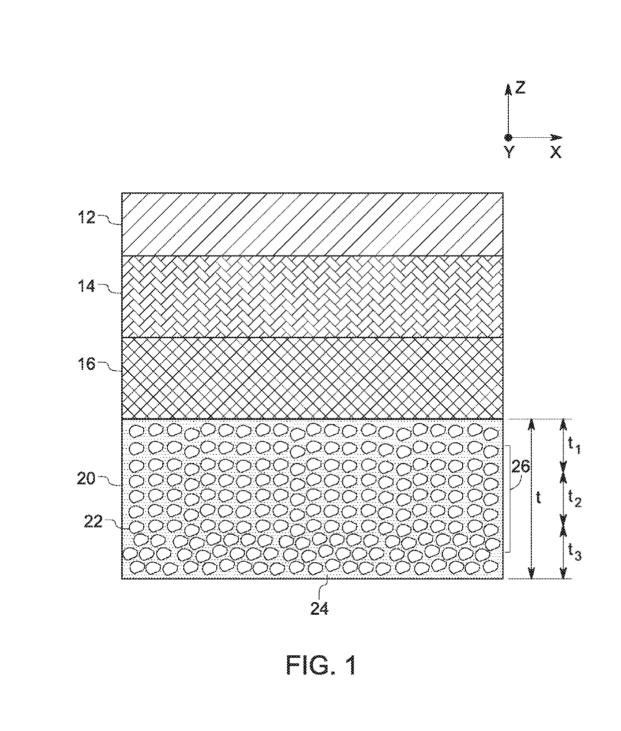 Backing component in ultrasound probe