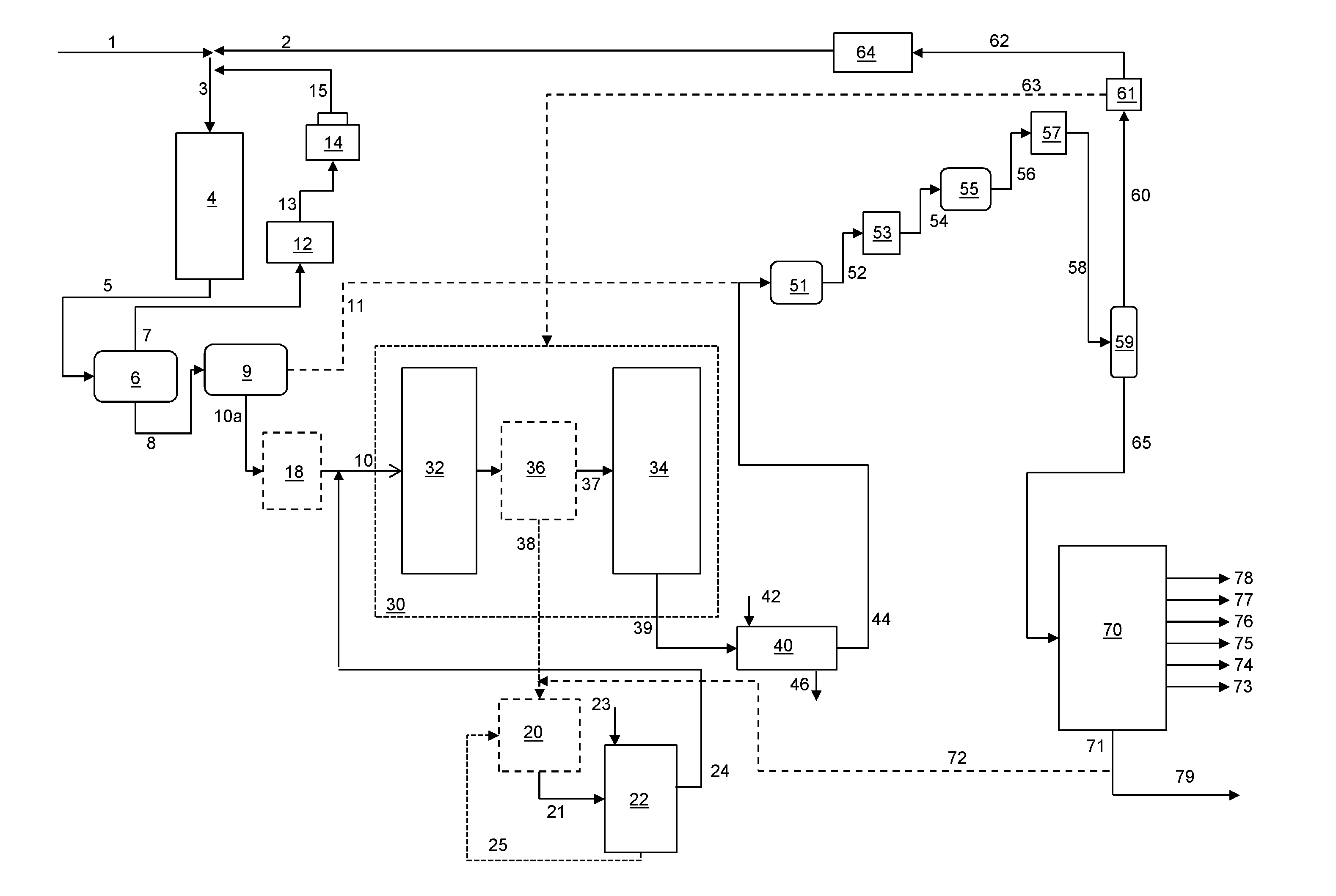 Integrated hydroprocessing, steam pyrolysis and slurry hydroprocessing of crude oil to produce petrochemicals