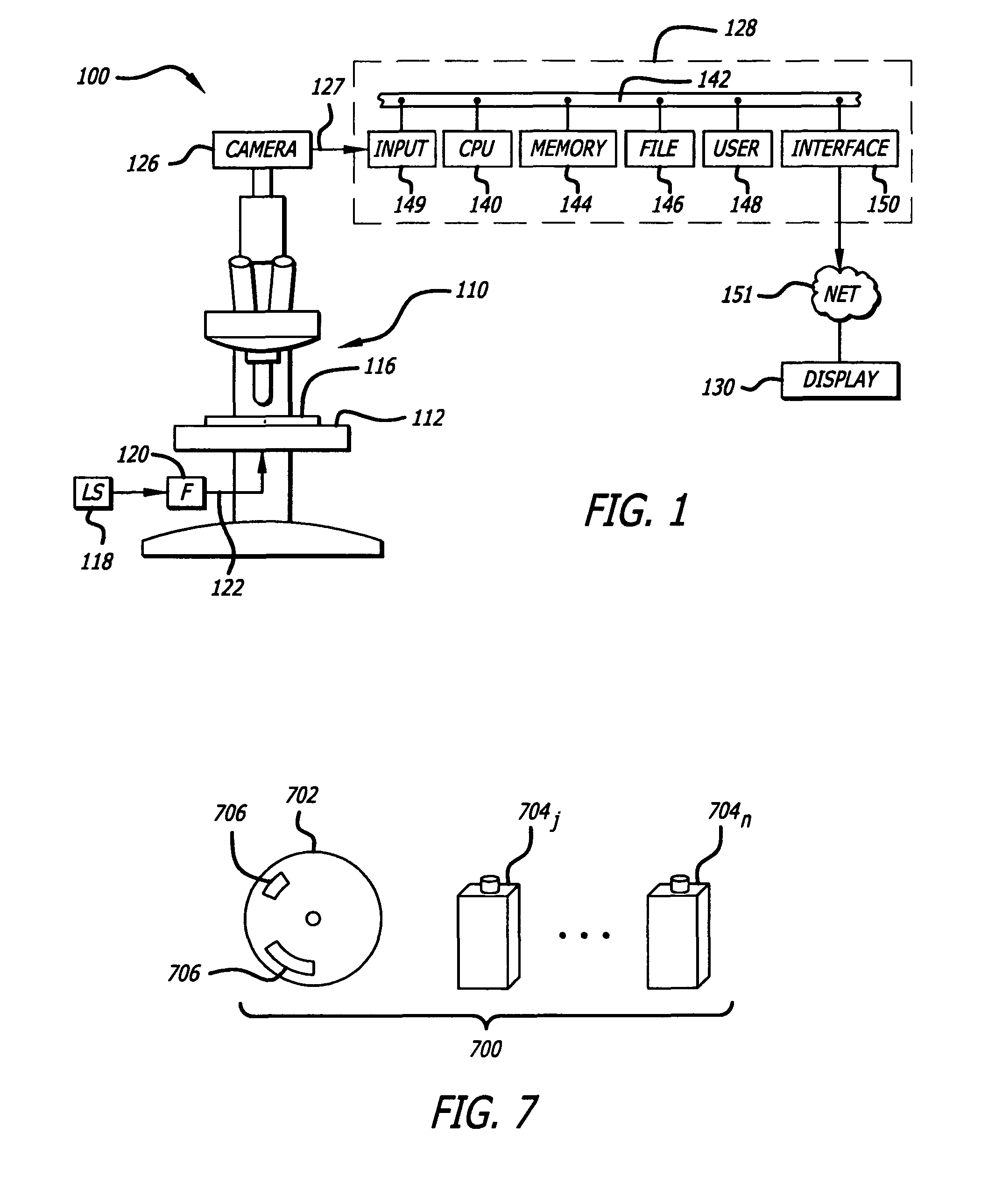 System, method, and kit for processing a magnified image of biological material to identify components of a biological object