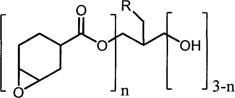 Hydroxyl-contained alicyclic epoxy resin and preparation method thereof