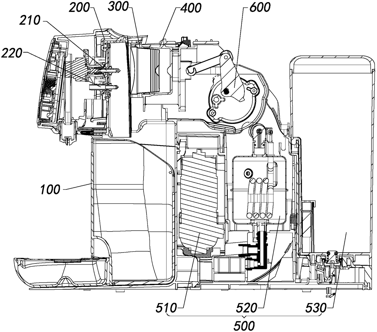 Method for making drinks by capsule beverage dispenser