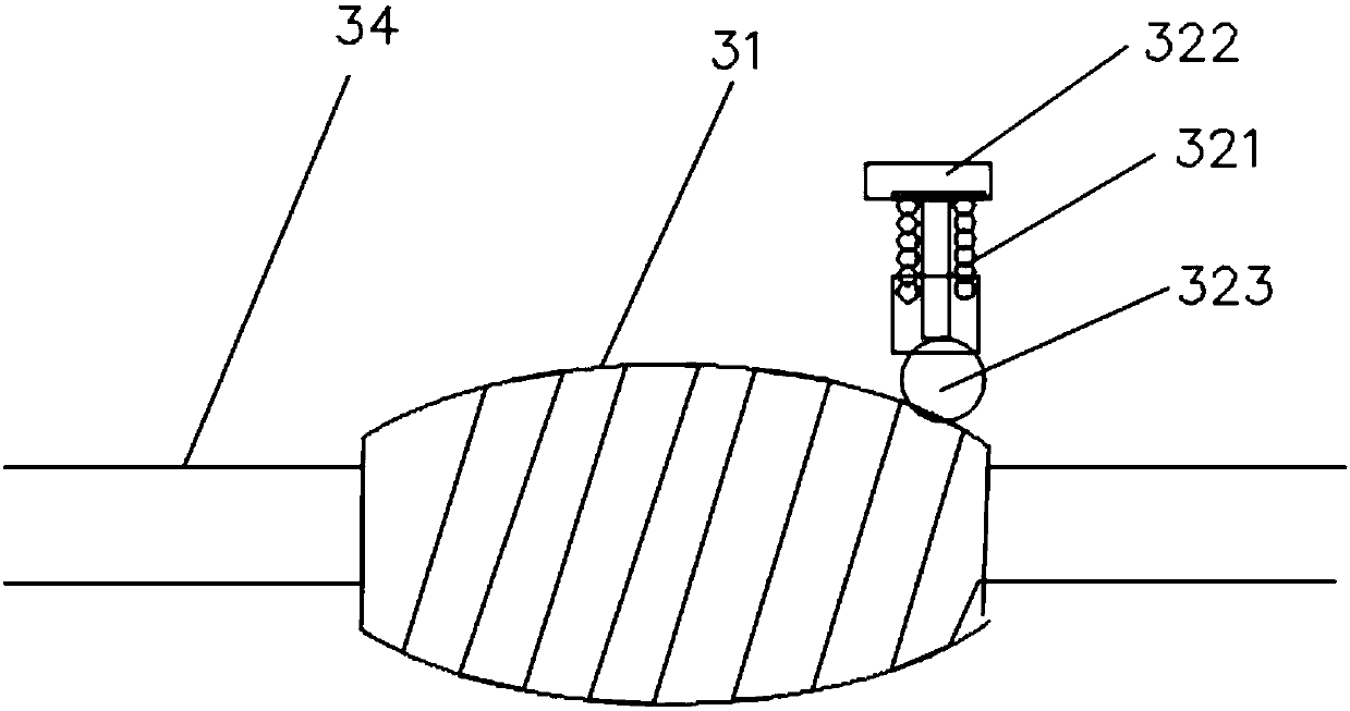 Ellipsoidal spiral surface profiling mechanism and control method thereof