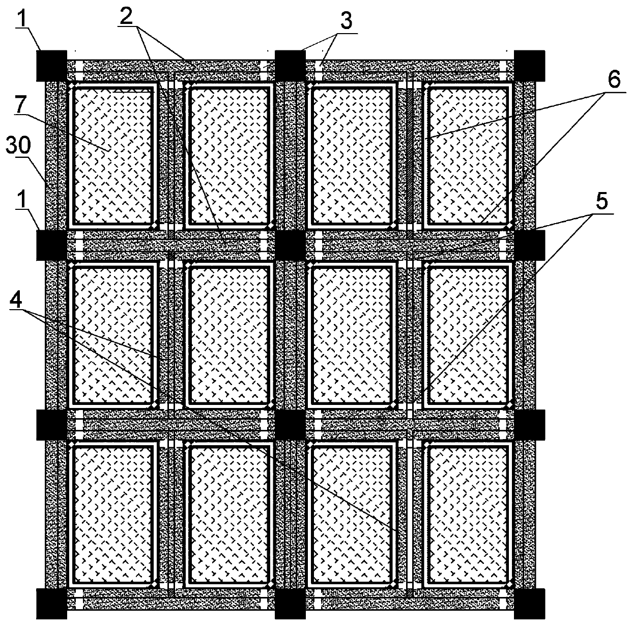 Method for dismantling and splicing cast-in-place reinforced concrete frame structure building components