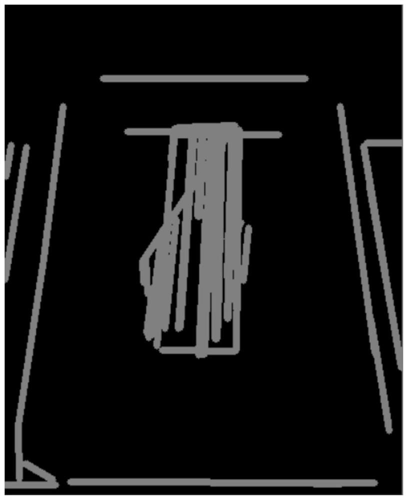 Security check tray article positioning method and system based on vision