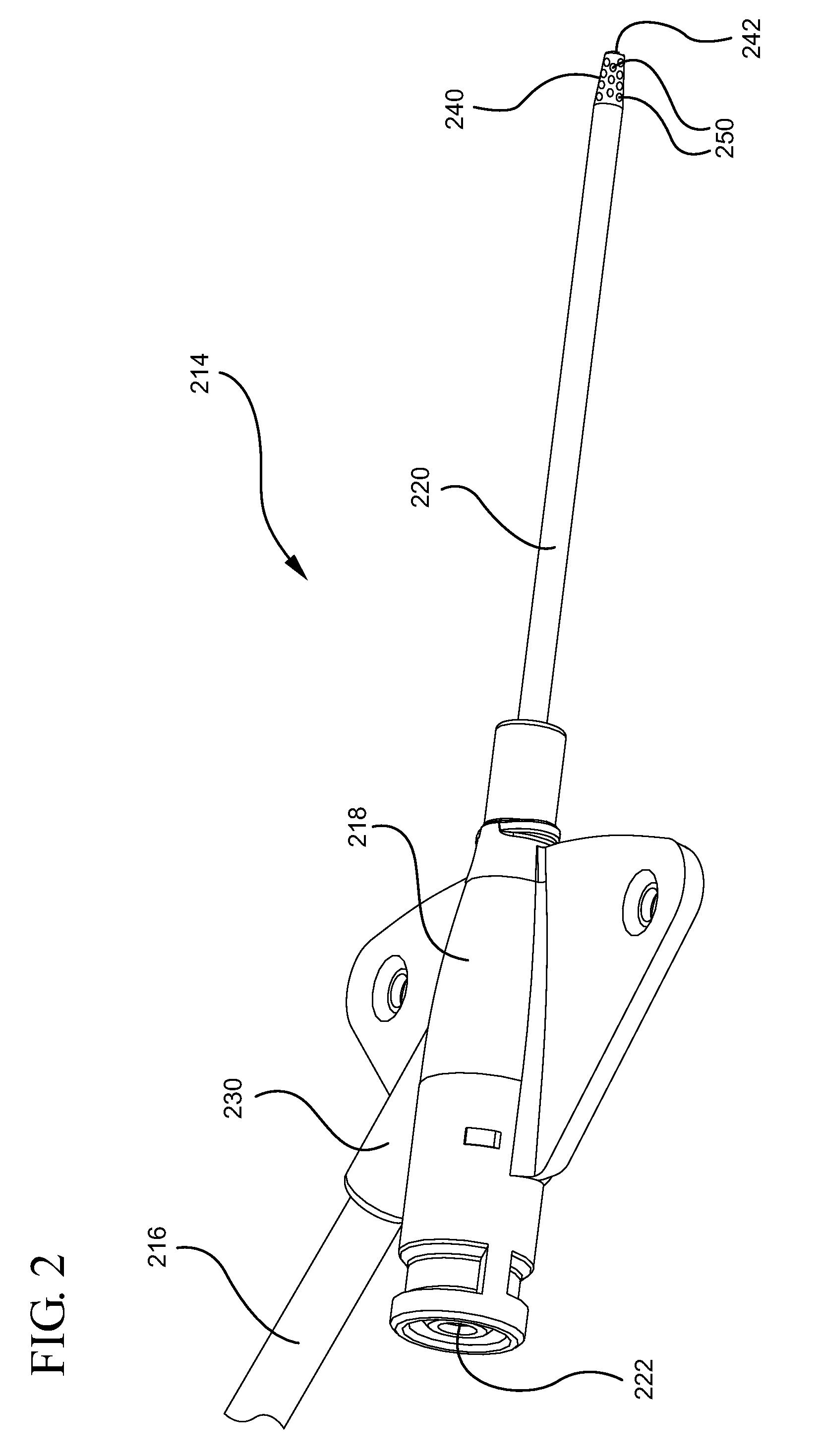 Catheter hole having a flow breaking feature