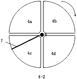 Material continuous pyrolysis gasification device