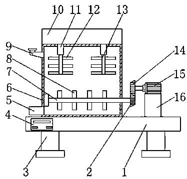 A printing and dyeing mixer