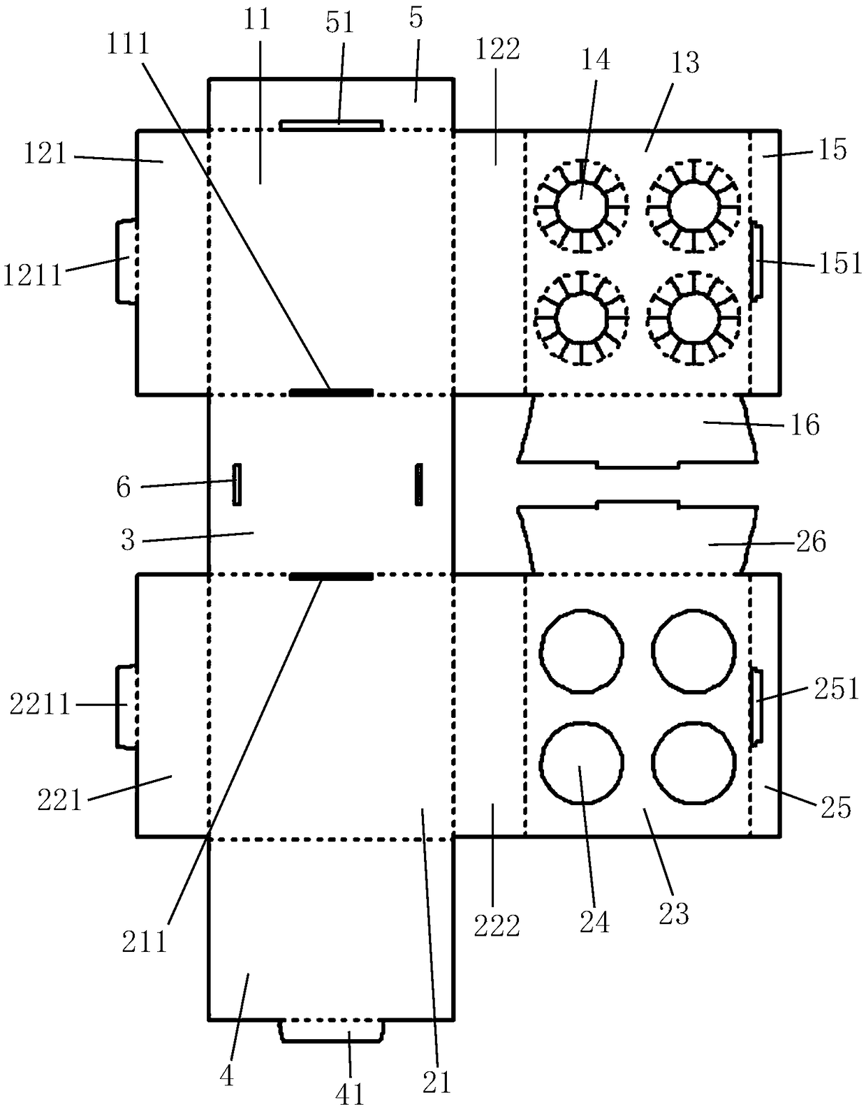 Anti-shock packaging box