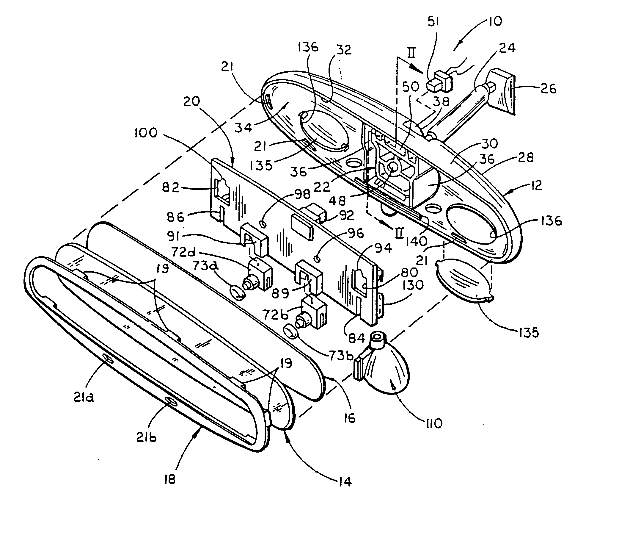 Modular rearview mirror assembly