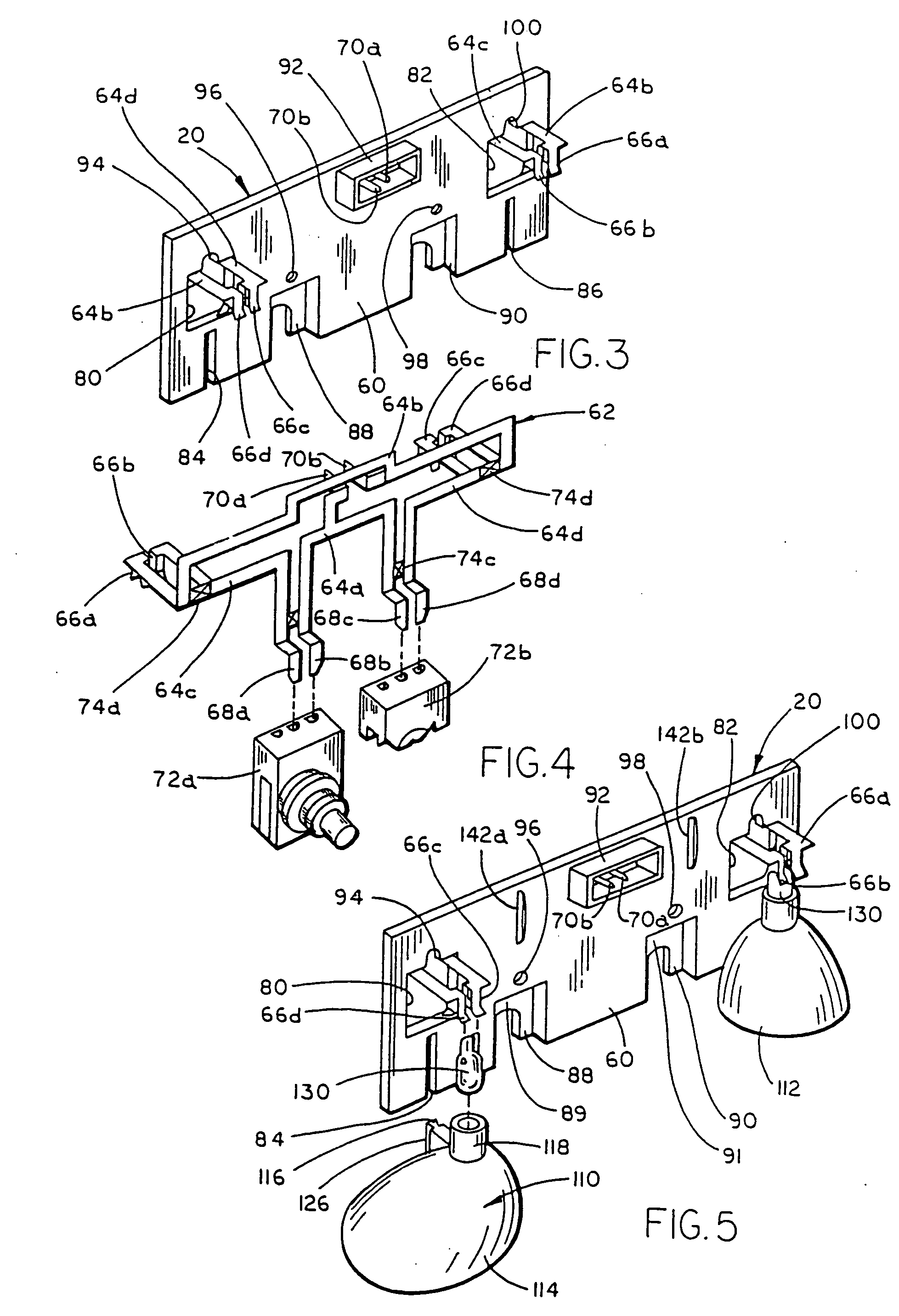 Modular rearview mirror assembly