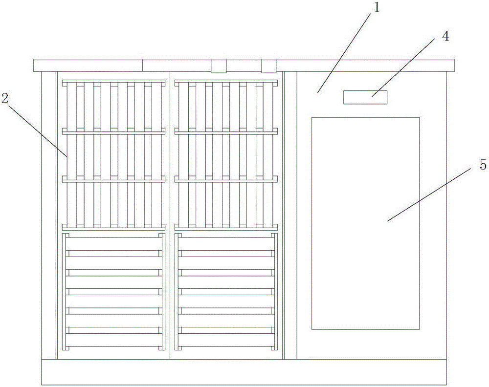 Intelligent pushing armoire and intelligent pushing system