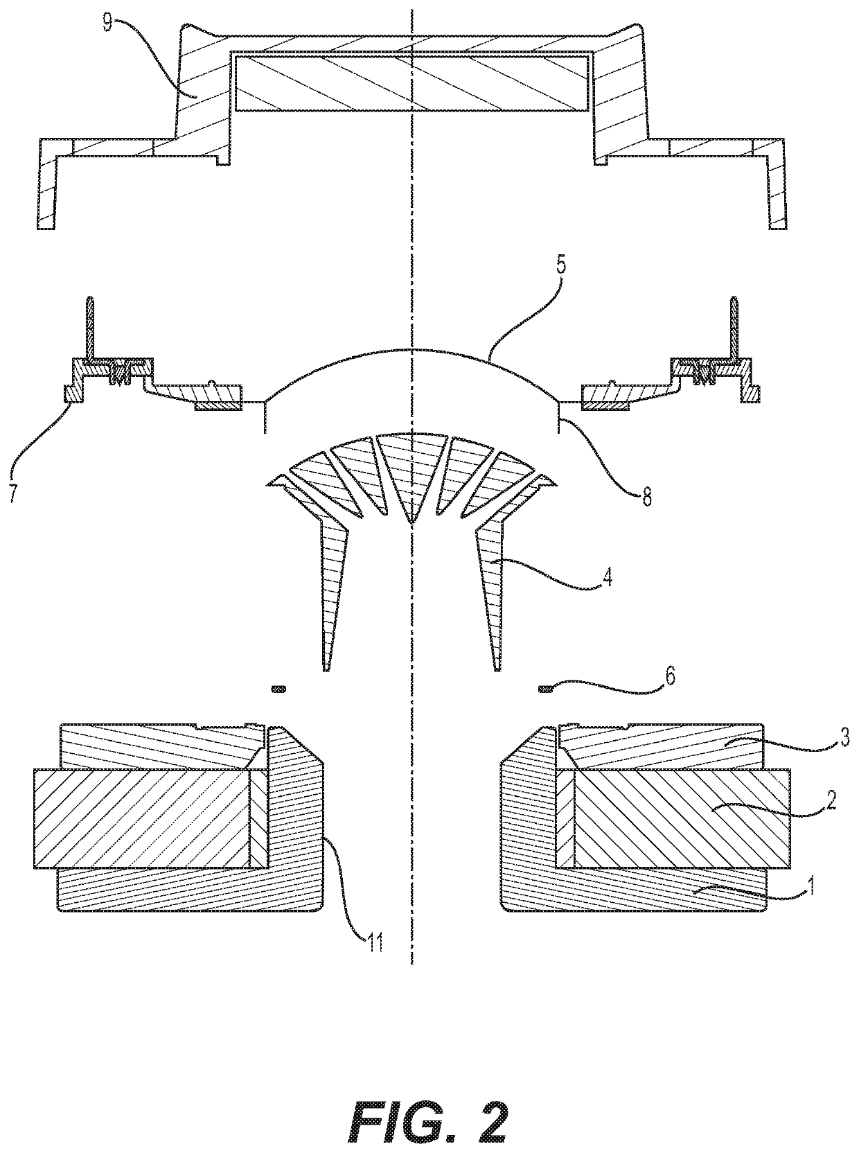 Treble loudspeaker with improved mounting structure for phase plug