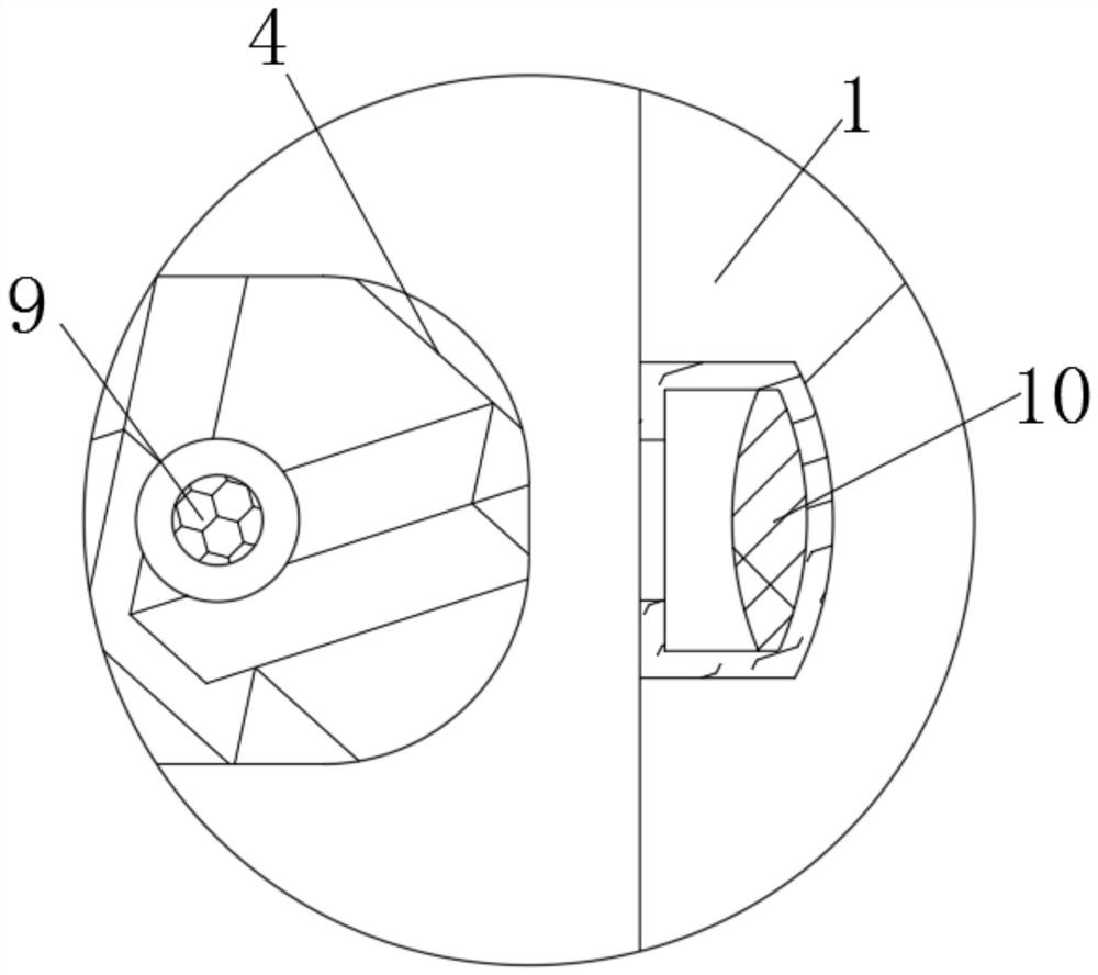 Fixed grinding device for surface of robot metal shell