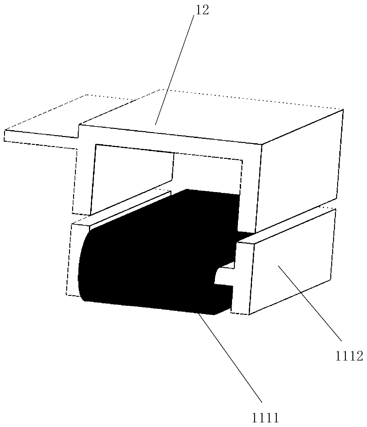 Maglev traction device of high-temperature superconducting high-speed magnetic levitation train