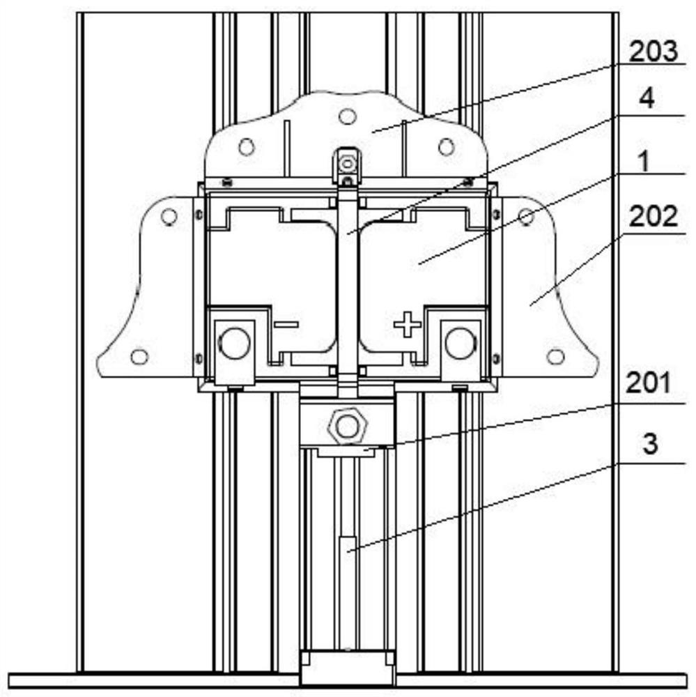 A kind of storage battery component and automobile